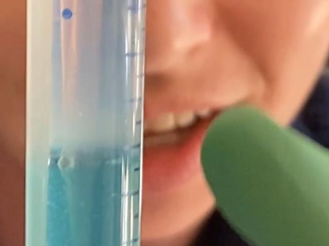 Solution in a test tube